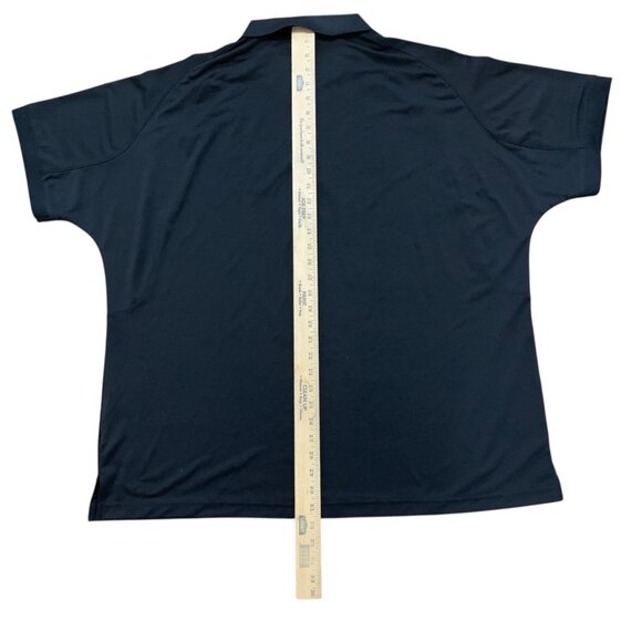 BMW Black Polo Shirt Embroidered Logo Mens 2XL Short Sleeve Snap-Up Collar - Picture 7 of 11